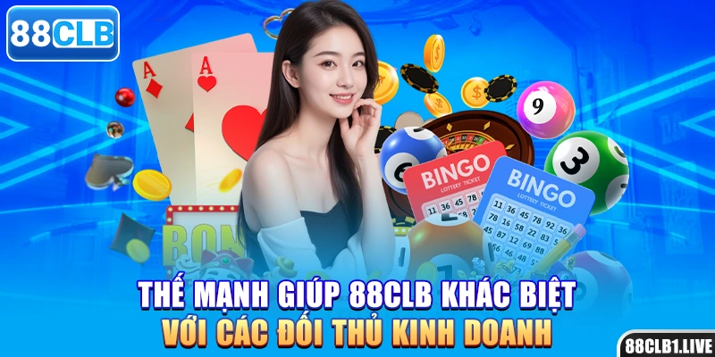 Thế mạnh giúp 88CLB khác biệt với các đối thủ kinh doanh